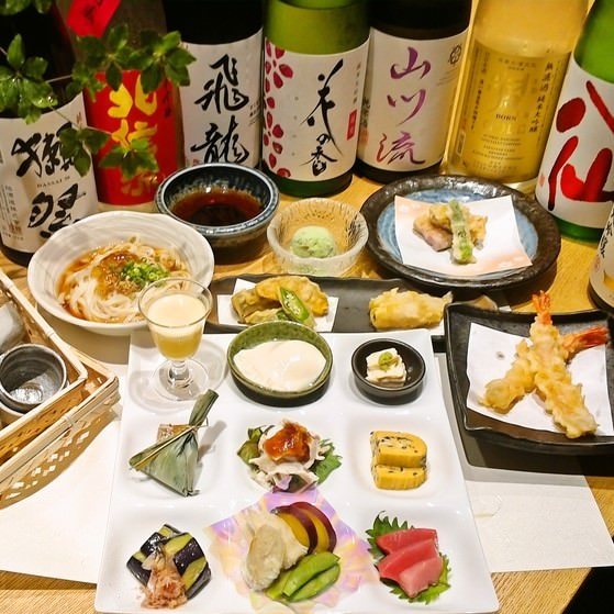 歓送迎会を個室でゆっくりとお過ごしいただける銀座の和食「天ぷら竹の庵」